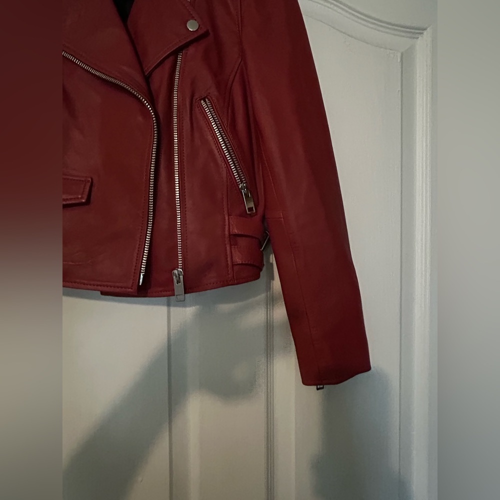 Walter Baker Liz Leather Moto Biker Jacket XS - Picture 12 of 16